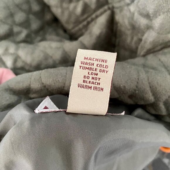 Green Quilted Jacket Coat with Buttons Pockets Decorated Originals Womens Large - Picture 11 of 11